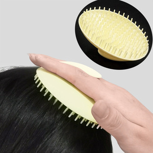 Scalp Massage Brush Plastic Hair Care Tool For Scalp Therapy And Shampooing - Product Image 1