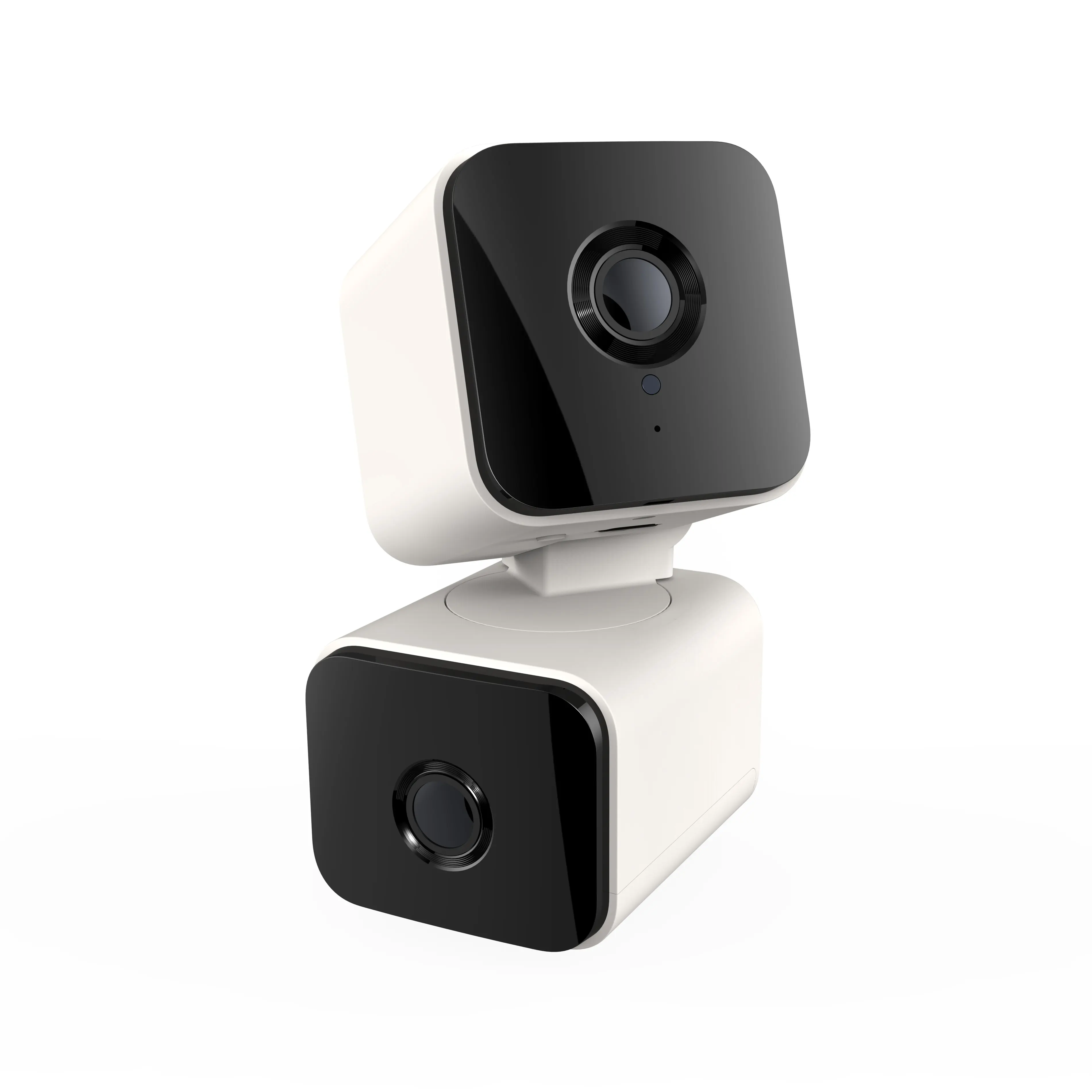 Nouvelle sécurité intérieure WiFi caméra double objectif large vue Auto Vision nocturne réseau mouvement IP caméra Tuya Smart