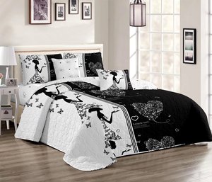 2022 New Design Style king Queen Size Plaid <strong>Quilted</strong> <strong>Indian</strong> Cotton <strong>Bedspread</strong>