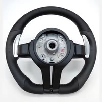 Volant sport en cuir pour BMW F10 F11 F15 F16 F20 F30 F31 F32 F36 E70 E71 E84 E87 E90 M3 M4