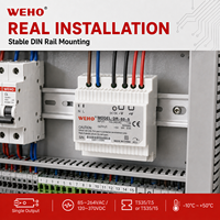 Fuente de Alimentación Ultrafina para Riel DIN Serie DR de 60W 5V 12V 15V 24V con Salida Única para Control de Acceso y Monitoreo de Seguridad
