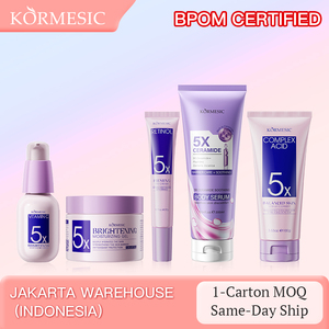 ชุดผลิตภัณฑ์ดูแลผิวหน้า KORMESIC ได้รับการรับรองจาก Bpom ผลิตภัณฑ์เพื่อผิวขาวกระจ่างใส 5 เท่า ด้วยเจลบำรุงผิวสูตรเข้มข้นจากกรดเกาหลี - Product Image 2