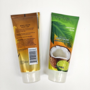 1 198g 7oz-crème à la noix de coco, vente en gros, cire de sucre à la vanille, Lotion corporelle ultra-riche et douce, avec emballage tubulaire - Product Image 1