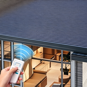 <span class=keywords><strong>Volet</strong></span> roulant en alliage d'aluminium peint au design moderne avec isolation thermique <span class=keywords><strong>pour</strong></span> fenêtre extérieure de ferme ou de villa, pare-soleil - Product Image 1