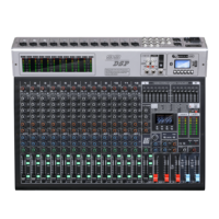 Console de mixage audio GBA Series 99DSP avec effets, 8/12/16/24 canaux mono/stéréo 2 canaux/MP3/Bluetooth/alimentation fantôme 48V