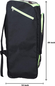 Sac de sport à roulettes de dernière génération, sac de transport pour équipement, sac de cricket avec compartiment à chaussures, 2 poches pour porte-bâtons - Product Image 5
