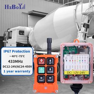 F21-4S IP67防水耐油産業用ワイヤレスリモコンクレーンホイストとトラック用 - Product Image 4