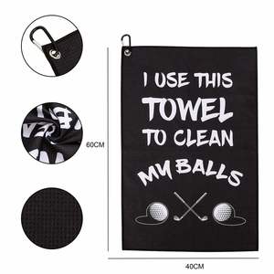 Serviette de golf ultra douce en microfibre de polyester avec impression par transfert thermique pour une absorption et une durabilité maximales - Product Image 5