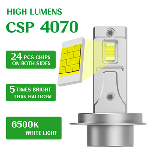 Kit de Luces Antiniebla de 130 Vatios H1, 12v, Potentes Faros Delanteros H11, Bombilla LED Universal H4 H7 H13 9005 9006 6500k para Automóvil - Product Image 4