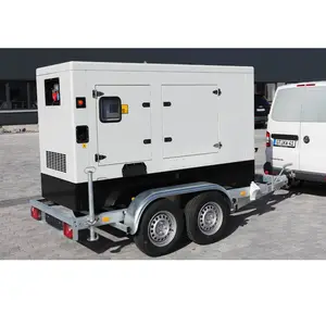 Générateurs diesel silencieux mobiles de 50 kw 50 kw 60hz diesel triphasé 400v 50kva 50 kwh pour la construction