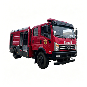 Camión de Bomberos Todoterreno 6x6 4x4 de Alta Resistencia, 1500 Galones, 4WD, Vehículo Contra Incendios Forestales con Bloqueo de Diferencial para Zonas Mineras - Product Image 1