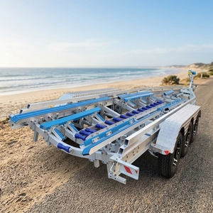 <span class=keywords><strong>Remorque</strong></span> pour <span class=keywords><strong>bateau</strong></span> en aluminium à 3 essieux de 28 pieds, éclairage LED marin pour eau salée, <span class=keywords><strong>étanche</strong></span>, légère, anti-corrosion, pour la pêche et les yachts - Product Image 1