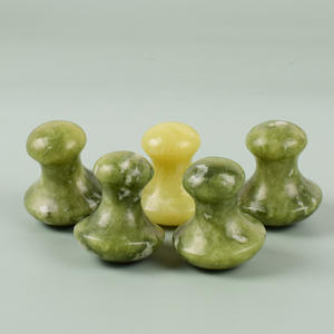 Natürlicher Quarz pilz Kristall gesichts walze Rosenquarz amethyst Gua Sha Set Pilz Guasha Augen körper massage gerät Produkte - Product Image 3