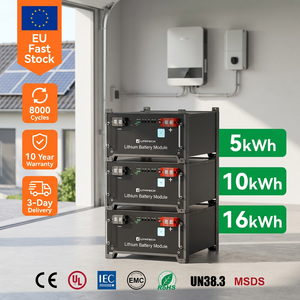 Sistema de Almacenamiento de Energía Solar con Batería de Iones de Litio Lifepo4 de 48v 51.2v 100 Ah 100ah 100a 200ah 300ah de Pylon Tech - Product Image 1