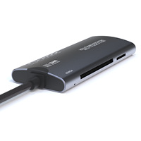 Lector de Tarjetas Multifunción USB3.0 de Alta Velocidad OEM, Aleación de Aluminio, Compatible con CF/SD/TF/XD/MS/M2, Apto para Teléfonos Móviles y Computadoras Portátiles