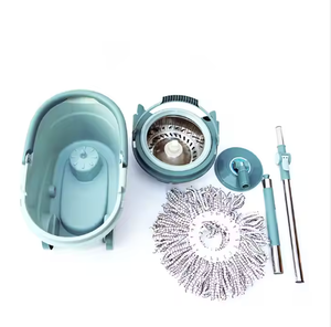 Hot Sale Steel <b>Mop</b> Bucket Set With 360 <b>Spin</b> Cleaning Round Head Swivel Handle Dual Use Dry & Wet for Dirty Water Depart Custom - Product Image 4