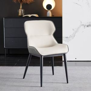 Sedia da Pranzo <span class=keywords><strong>in</strong></span> <span class=keywords><strong>Pelle</strong></span> Moderna e Lussuosa, Resistente, <span class=keywords><strong>per</strong></span> <span class=keywords><strong>Cucina</strong></span>, Ufficio e Soggiorno, Sedia Ergonomica - Product Image 2