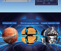 Pantalla LED Esférica Interior P2 / P2.5, Pantalla LED Esférica de 360 Grados para Publicidad en Centros Comerciales, Bola LED Flexible de Alta Frecuencia de Actualización