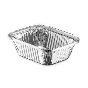 Containers Foiled Takeaway Foil Container Tin Foil Tray Catering Aluminium Foods Aluminium Rectangle