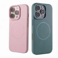 Coque de téléphone antichoc fine et écologique en PC givré multicolore de qualité supérieure à prix de gros pour 16 17 Pro Max