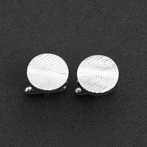 Moda personalizada traje barato camisa Aleación de Metal flecos <span class=keywords><strong>gemelos</strong></span> diseños joyería regalo plata oro fiesta boda - Product Image 5