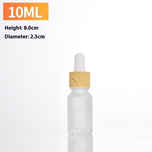 Mỹ phẩm rỗng chai vương miện nắp niêm phong 5ml 30ml 100ml Tinh Chất dầu mờ chai hạt gỗ Vòng phụ đóng gói Chai nhỏ giọt - Product Image 6