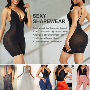 Nuevo listado HEXIN Low <span class=keywords><strong>Beck</strong></span> Sexy cuello en V compresión mujeres grasa barriga Control adelgazamiento Bdoy Shaper mujeres Shapewear - Product Image 6