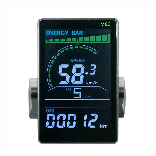 LCD Display M6C 24V 36V 48V 60V E Scooter LCD Panel Color Screen With USB for Mountain Electric Bike