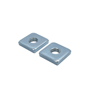 Écrou <span class=keywords><strong>carré</strong></span> en T personnalisé en acier au carbone M4 M5 M6 M8 <span class=keywords><strong>M10</strong></span> pour profilé en aluminium à fente de 10mm pour diverses machines de précision - Product Image 1