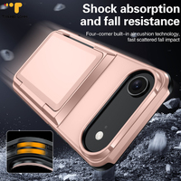 Nouvelle coque de téléphone 2-en-1 en TPU et PC colorée 2026 pour iPhone 12 13 14 15 16 17 Pro Max avec porte-cartes et fonction portefeuille