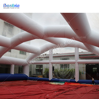 Tente gonflable commerciale sur mesure de grande taille pour événements, abri structurel pneumatique pour exposition extérieure et fête