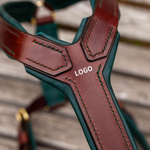 Arnés de Cuero Vegano Personalizable para Perro, Hecho a Mano con Logo Personalizado, Venta al por Mayor, Nuevo Diseño para Perros - Product Image 4