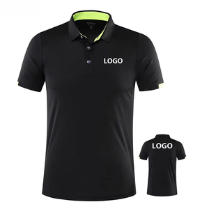 เสื้อโปโลกอล์ฟผู้ชายไซส์ใหญ่ ผ้าโพลีเอสเตอร์ 100% แห้งเร็ว รับสกรีนโลโก้ - Product Image 4