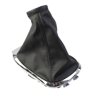 Pomo de Palanca de Cambios para Chevrolet Cruze Sonic Aveo T300, 5 y 6 Velocidades, Cuero Negro con Acabado Cromado, Accesorio Interior para Auto - Product Image 1