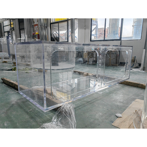 Fabriek Maatwerk Grote <span class=keywords><strong>Aquarium</strong></span> Zoutwater Accessoires Vierkante Acryl Frame Voor <span class=keywords><strong>Aquarium</strong></span> - Product Image 4