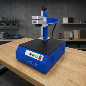 Machine de marquage laser à fibre industrielle 20W 30W 50W pour la gravure sur métal, le marquage de logos, de codes QR et de numéros de série - Product Image 1
