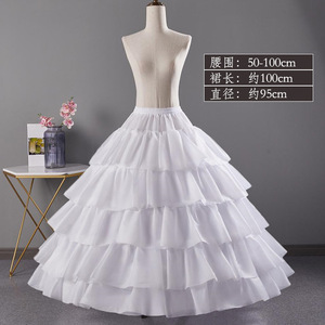 S3238F 2026 En gros <span class=keywords><strong>Jupon</strong></span> de <span class=keywords><strong>mariée</strong></span> bouffant surdimensionné <span class=keywords><strong>grande</strong></span> <span class=keywords><strong>taille</strong></span> pour femme - Product Image 3