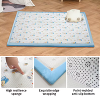 Tapis de jeu pour enfants en polyester imprimé animal, fabriqué à la machine, épaisseur 20 mm, écologique, antidérapant, mignon, tapis de yoga, tapis de ramper pour bébé