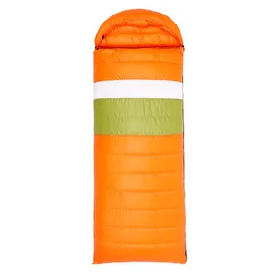 Oem Goose Down Sleeping Bag For Camping 800/1000 Fill Cold Weather Winter Waterproof Camping Sleeping Bag