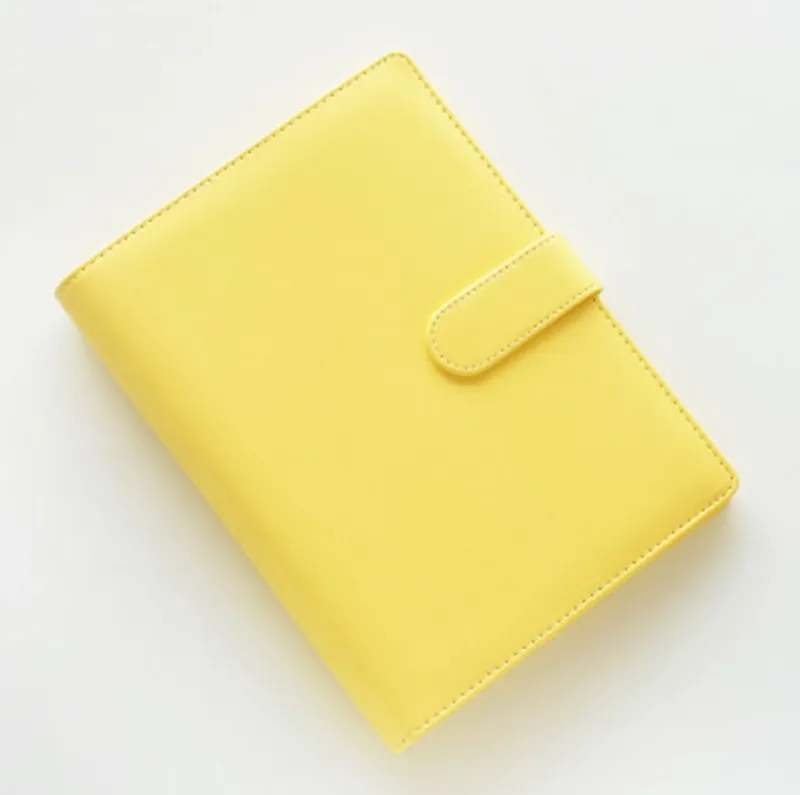 2021 Nieuwe 8 Kleur Lege Notebook Bindmiddel A6 Losbladige Notebooks Zonder Papier Notebook Blocnotes Magische Boek Map