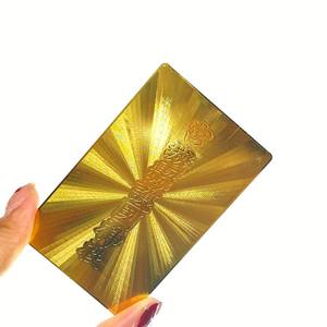 Carte de visite personnalisée de luxe en métal doré 24k - Product Image 3