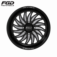 Jantes FGD Aggressive Lip Concave 26x12 26x14 26x16 pour Chevy 2500HD 8x5.5 8x6.5 et Ram GMC Sierra 6x5.5 6x12 22x12