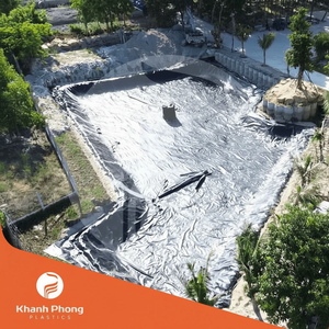 Geomembrana Moderna de HDPE para Proyectos de Estanques Paisajísticos, Compatible con la Cría de Peces, el Cultivo de Lotos y Lirios de Agua - Product Image 1