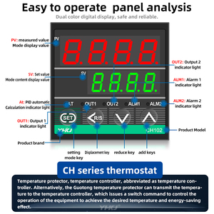 Thermostat numérique avec capteur de température, écran LCD, contrôleur de température CH902 - Product Image 2