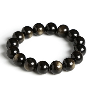 Men's Trendy Religious Simple Single Strand Gold <b>Beaded</b> <b>Bracelet</b> JDSGD14 Simple Single-Strand Design Offers a and Minimali - Product Image 2