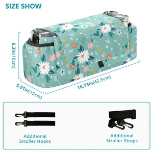 Organizador de Pañales Colgante Personalizado, Bolsa de Almacenamiento para Bebés, Organizador de Pañales Oxford - Product Image 3