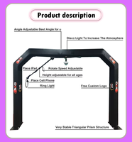 Nouvelle conception d'accessoires Foto gonflables avec Giratorio Picture Rotating Selfie Cabina Overhead 360 Photo Booth