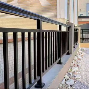 装飾的な熱処理レーザーカットアルミ手すりパネルバルコニーと階段パウダーコーティング - Product Image 4