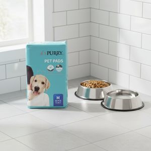 Purry Ingrosso OEM/ODM Tappetini/Pad per Addestramento Animali Domestici in Cotone Ecologico con SAP e Carta Igienica, alla Moda, per Cuccioli 45*60cm, Taglia M - Product Image 2