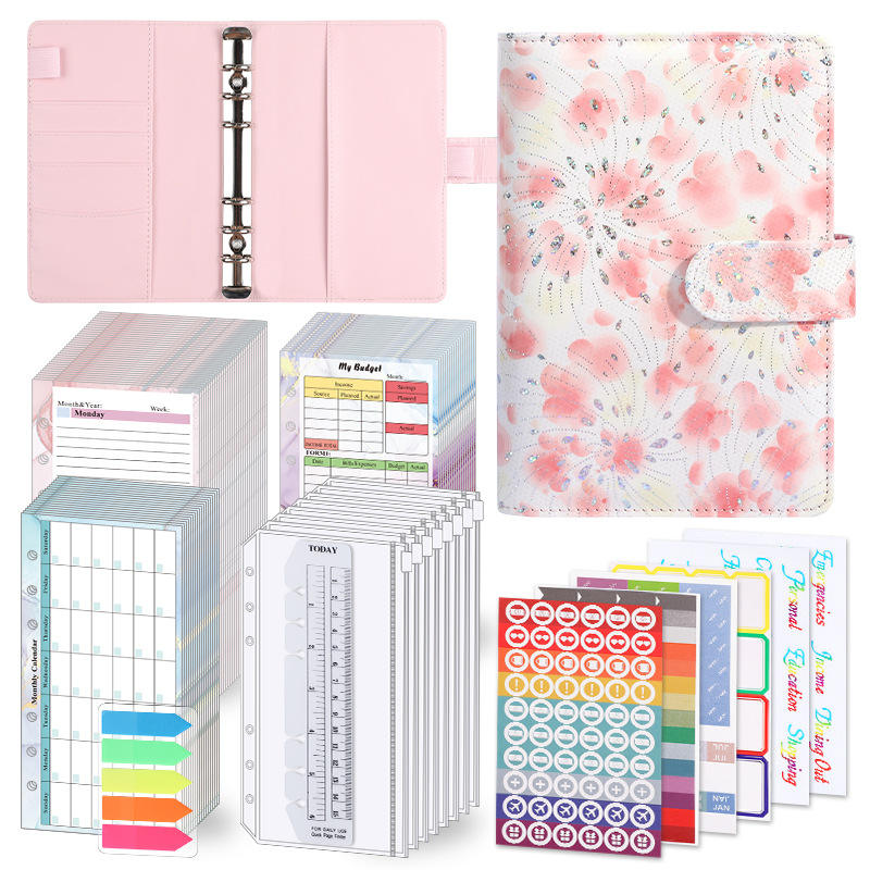 สีชมพูลายดอกไม้ขนาดเล็ก